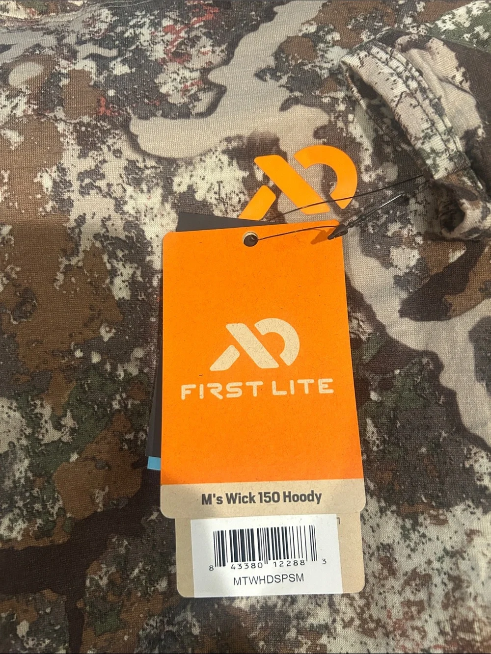 NWT First Lite Men's Wick Hoody Specter Camo S/M